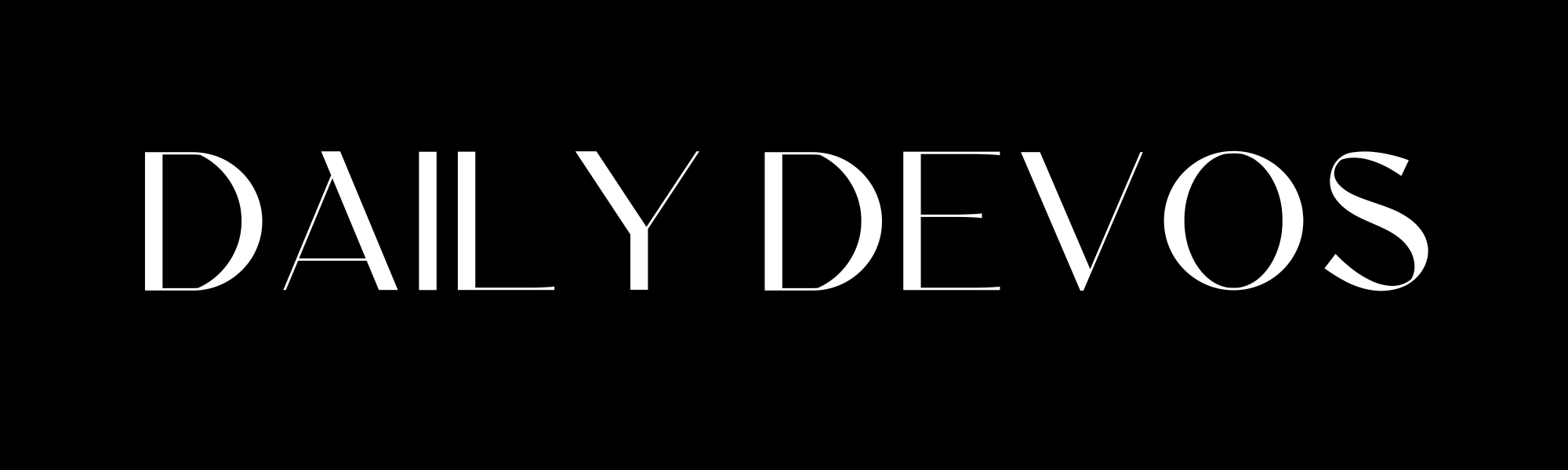 daily devotionals for One Church Home 